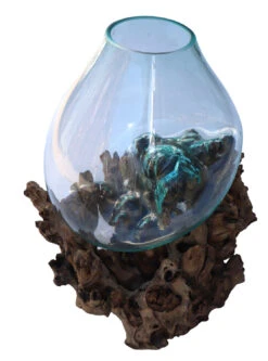 Wurzelholz Vase - XXL M1 - 57x60x53 Cm