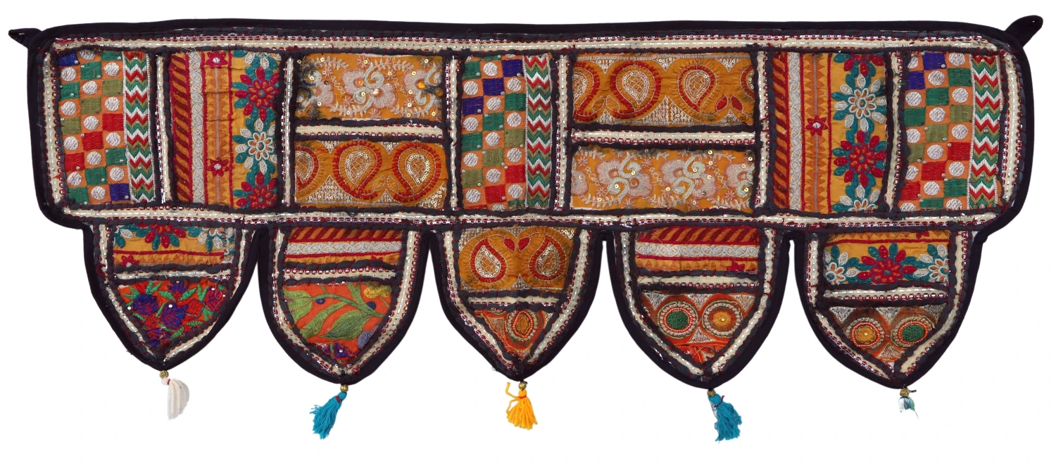 Orientalischer Wandbehang, Indischer Türbehang, Wimpel Wandteppich, Wanddekoration, Tür Deko Einzelstück 90*30 Cm - Design 30 1 Orientalischer Wandbehang, Indischer Türbehang, Wimpel Wandteppich, Wanddekoration, Tür Deko Einzelstück 90*30 Cm - Design 30