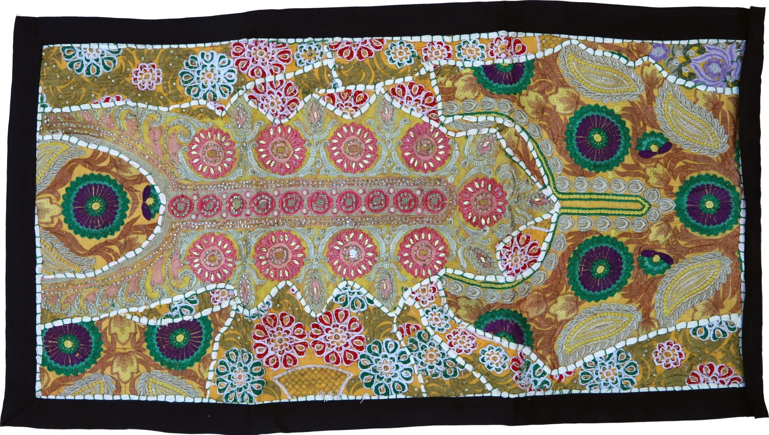 Orientalischer Tischläufer, Wandbehang, Einzelstück 85*45 Cm - Motiv 14 1 Orientalischer Tischläufer, Wandbehang, Einzelstück 85*45 Cm - Motiv 14