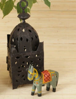 Deko Pferd, Im Antik- Look Bemalt, Holzpferdchen - Mint - 10x12x4 Cm -Deko Haus Store 49387 11 2133 1359dekoration 37