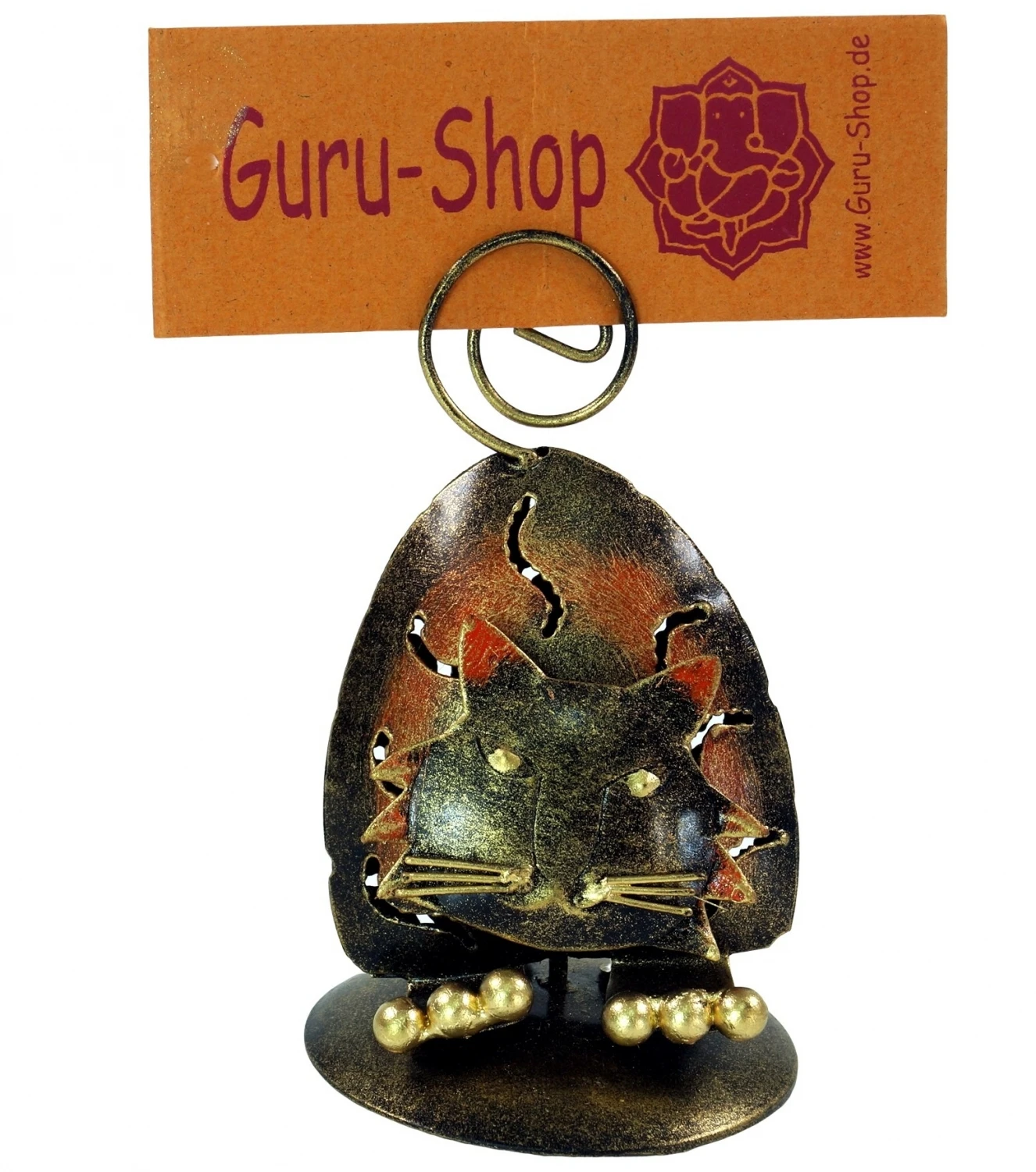 Visitenkartenhalter, Fotohalter `Cat` - 10x6x6 Cm 2 Visitenkartenhalter, Fotohalter `Cat` - 10x6x6 Cm – Bild 2