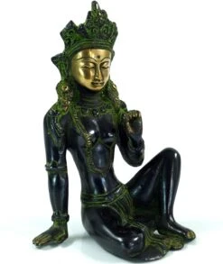 Messingfigur, Statue Laxmi 16 Cm - Motiv 2 -Deko Haus Store 5 15bdsc00228