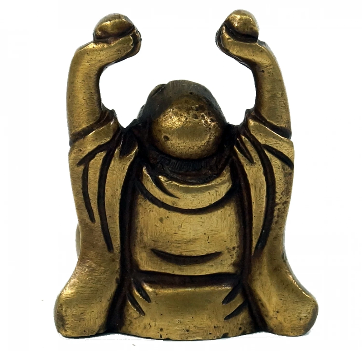 Buddha Statue Aus Messing Happy Buddha - 7x4x4 Cm 2 Buddha Statue Aus Messing Happy Buddha - 7x4x4 Cm – Bild 2