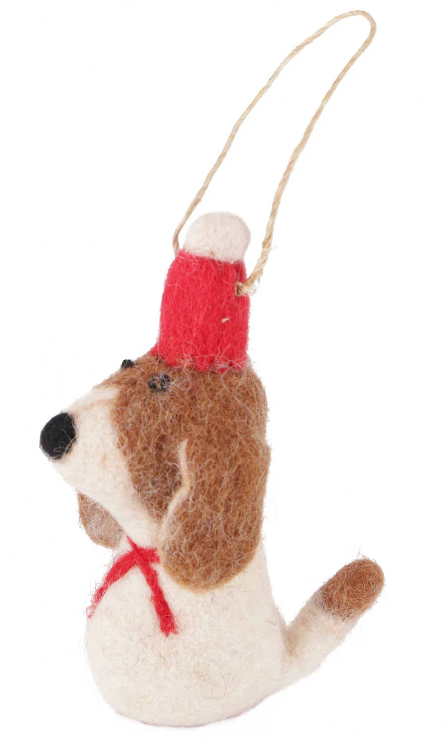 Weihnachtsschmuck, Filzdekoration, Handgemachte Tiere Aus Filz, Weihnachtsbaum Baumbehang - Hund - 10x4x4 Cm 1 Weihnachtsschmuck, Filzdekoration, Handgemachte Tiere Aus Filz, Weihnachtsbaum Baumbehang - Hund - 10x4x4 Cm