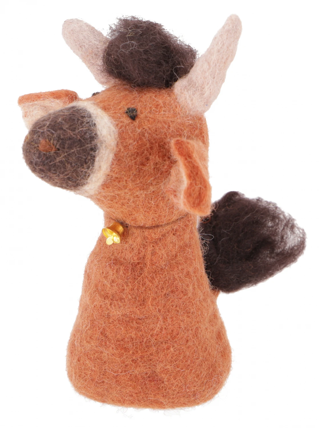 Filz Eierwärmer, Handgemachter Filzdekoration Aus Nepal, Filztier - Stier - 17x8x8 Cm 2 Filz Eierwärmer, Handgemachter Filzdekoration Aus Nepal, Filztier - Stier - 17x8x8 Cm – Bild 2