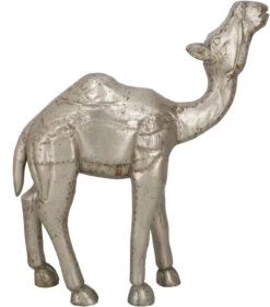 Großes Geschnitztes Kamel Mit Metallüberzug, Dekoobjekt - Design 11 - 60x53x15 Cm -Deko Haus Store 52123 t 11 21 dekoration 9