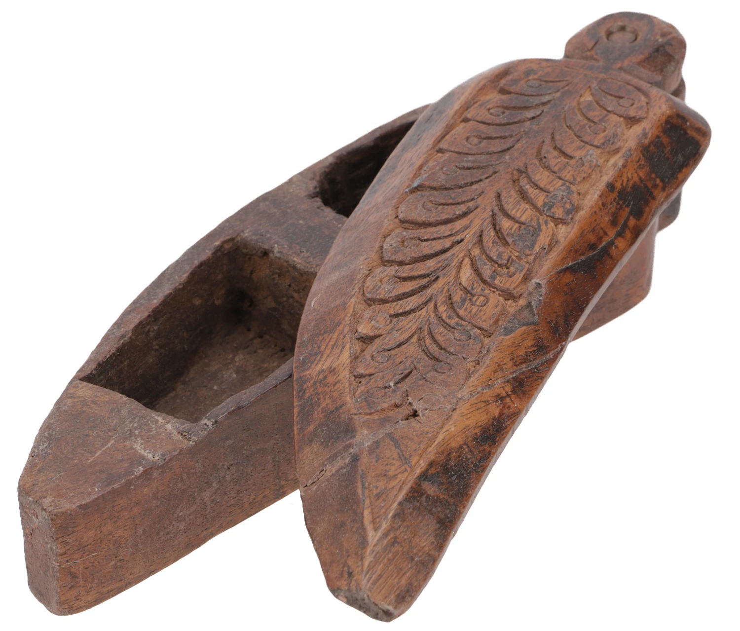 Alte Indische Tikka Box, Unikat, Holzschachtel Zur Aufbewahrung, Gewürzdose - Modell 1 - 4x7 Cm 3 Alte Indische Tikka Box, Unikat, Holzschachtel Zur Aufbewahrung, Gewürzdose - Modell 1 - 4x7 Cm – Bild 3