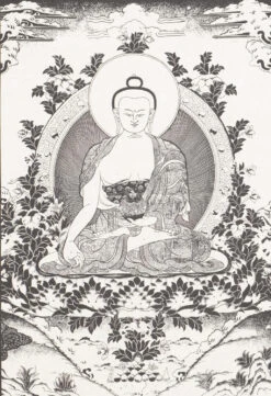 Buddhistischer Wandbehang Aus Loktapapier, Tibetischer Buddhismus Dekoration - Buddha-Shakyamuni - 70x47 Cm 5 Buddhistischer Wandbehang Aus Loktapapier, Tibetischer Buddhismus Dekoration - Buddha-Shakyamuni - 70x47 Cm -Deko Haus Store 52564 11 2133 1359papier nepal 30