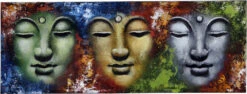 Gemälde Auf Leinwand Buddha 45*120 Cm - Motiv 21