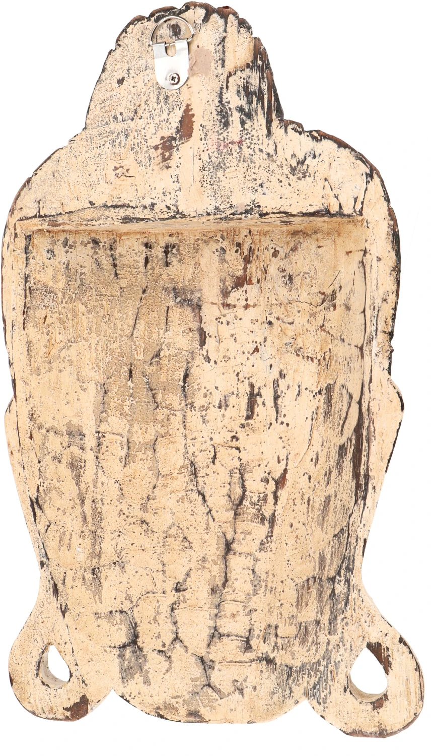 Vintage Buddha Maske, Geschnitzter Wandschmuck, Ethno Wanddekoration Aus Balsaholz - 40 Cm Design 2 3 Vintage Buddha Maske, Geschnitzter Wandschmuck, Ethno Wanddekoration Aus Balsaholz - 40 Cm Design 2 – Bild 3