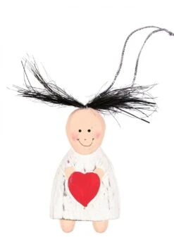 Bemalter Holzengel - 11 In 2 Farben - 6x8 Cm -Deko Haus Store 6 13dsc00525