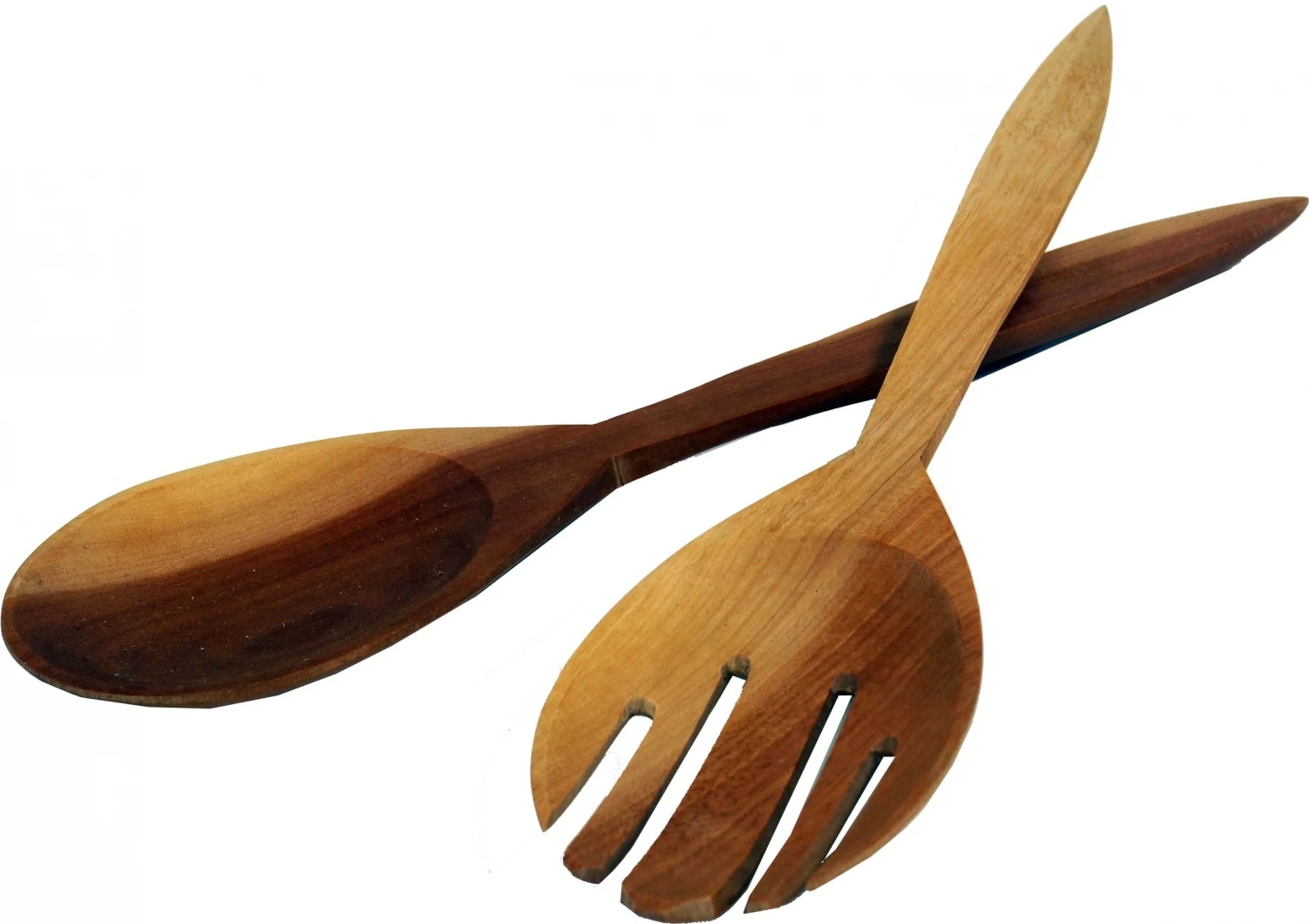 Handgefertigtes Salatbesteck Aus Teakholz 1 Handgefertigtes Salatbesteck Aus Teakholz