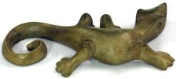 Kleine Deko Figur, Holzfigur, Tierfigur Gecko - Modell 4 - 2x13x7 Cm -Deko Haus Store 6 18dsc03185