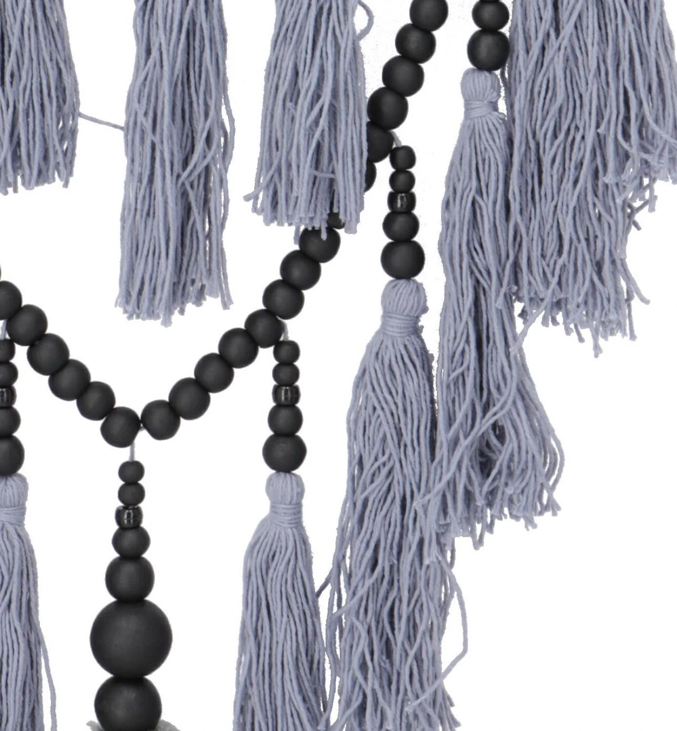 Traumfänger Boho - Taubenblau 32 Cm 4 Traumfänger Boho - Taubenblau 32 Cm – Bild 4