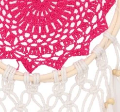 Traumfänger Mit Gehäkelter Spitze - Pink 22 Cm -Deko Haus Store 7ceaff855e4fc4b90fba01460205baef