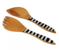 Exotisches Salatbesteck - 26x8x1 Cm