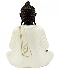 Geschnitzter Sitzender Buddha Im Anjali Mudra - Weiß - 30x25x13 Cm 5 Geschnitzter Sitzender Buddha Im Anjali Mudra - Weiß - 30x25x13 Cm -Deko Haus Store 9 17 dsc04681