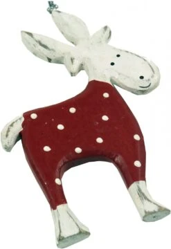 Geschnitztes Rentier, Baumbehang In 2 Farben - 10x7x0,5 Cm -Deko Haus Store 9 17 dsc05040