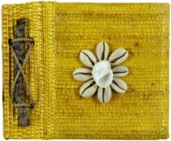 Kleines Notizbuch Muschel - Gelb - 12x10x2 Cm -Deko Haus Store 9 18dsc07436