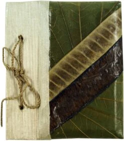 Kleines Notizbuch Bananenblatt - 10x12x2 Cm -Deko Haus Store 9 18dsc07445