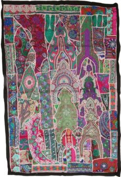 Indischer Wandteppich Patchwork Wandbehang, Einzelstück 150*100 Cm - Muster 15