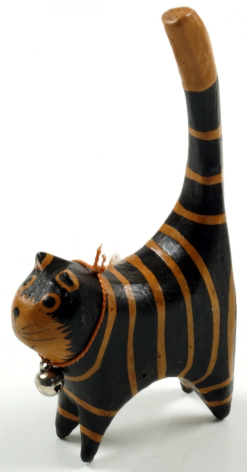 Deko Katze, Kleine Ringkatze - 10x5x2 Cm 2 Deko Katze, Kleine Ringkatze - 10x5x2 Cm – Bild 2