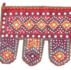 Indischer Wandbehang, Orientalischer Wimpel Mit Pailletten, Türbehang - Rot/2 - 30x85 Cm -Deko Haus Store b4a19a9f77c592cdcace9097120c8c96