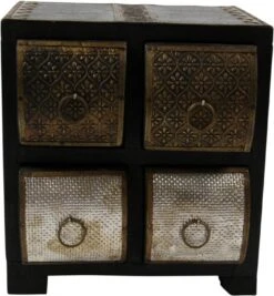 Schubfachschränkchen, Apothekerschränkchen, Schmuck Schränkchen - Modell 4 - 20x18x15 Cm -Deko Haus Store bild22090840