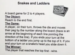 Brettspiel, Gesellschaftsspiel Aus Holz - Schlange Auf Der Leiter - 3x13x13 Cm -Deko Haus Store bild a 28 5 2010 30