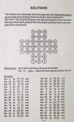 Brettspiel, Gesellschaftsspiel Aus Holz - Solitär, Steckhalma Aus Holz - 3x13x13 Cm 7 Brettspiel, Gesellschaftsspiel Aus Holz - Solitär, Steckhalma Aus Holz - 3x13x13 Cm -Deko Haus Store bild a 28 5 2010 35