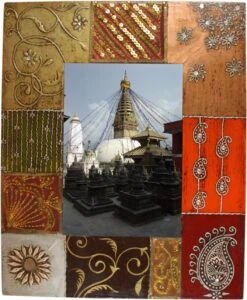 Bilderrahmen `Bagru` Nr. 6 - 28x23x1,5 Cm