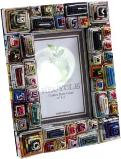 Bilderrahmen Aus Recyclingpapier - 23x18x3 Cm