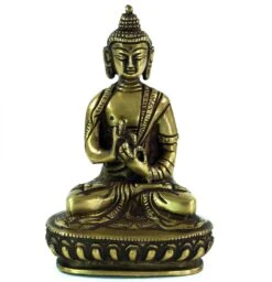 Buddha Statue Aus Messing Dharmachakra Muda 14 Cm - Modell 9
