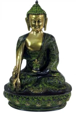 Buddha Statue Aus Messing Medizin Buddha 31 Cm - Modell 3