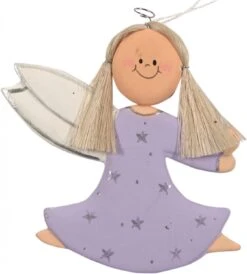 Schutzengel, Weihnachtsengel, Christbaumschmuck - 6 In 7 Farben - 10x10x1 Cm -Deko Haus Store buerop5122265