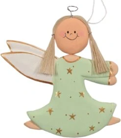 Schutzengel, Weihnachtsengel, Christbaumschmuck - 6 In 7 Farben - 10x10x1 Cm -Deko Haus Store buerop5122266