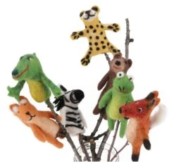 Handgemachte Fingerpuppe Aus Filz - Eichhörnchen - 9x4x3 Cm -Deko Haus Store f 19 05 malas 2019 56