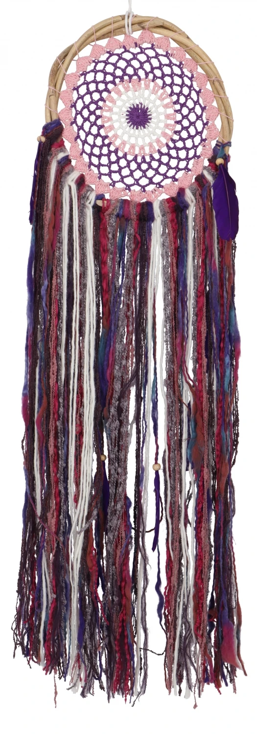 Traumfänger - Violett 24 Cm 1 Traumfänger - Violett 24 Cm