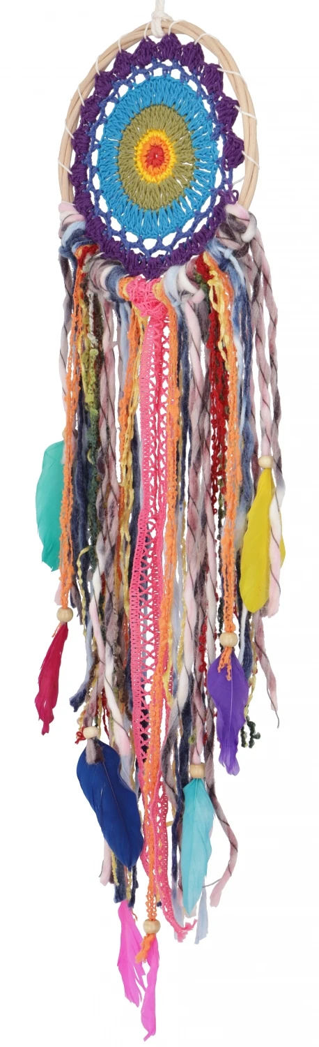 Traumfänger - Regenbogen 16 Cm 2 Traumfänger - Regenbogen 16 Cm – Bild 2