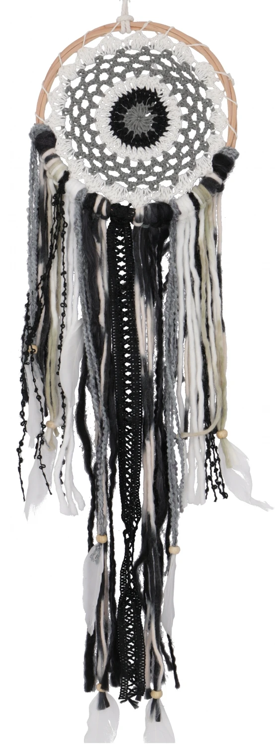 Traumfänger - Natur/schwarz 16 Cm 1 Traumfänger - Natur/schwarz 16 Cm
