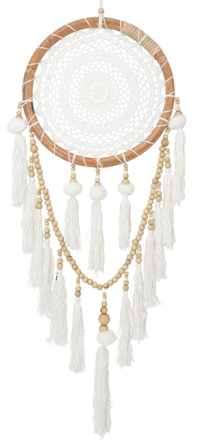 Traumfänger Boho - Weiß, 32 Cm 1 Traumfänger Boho - Weiß, 32 Cm