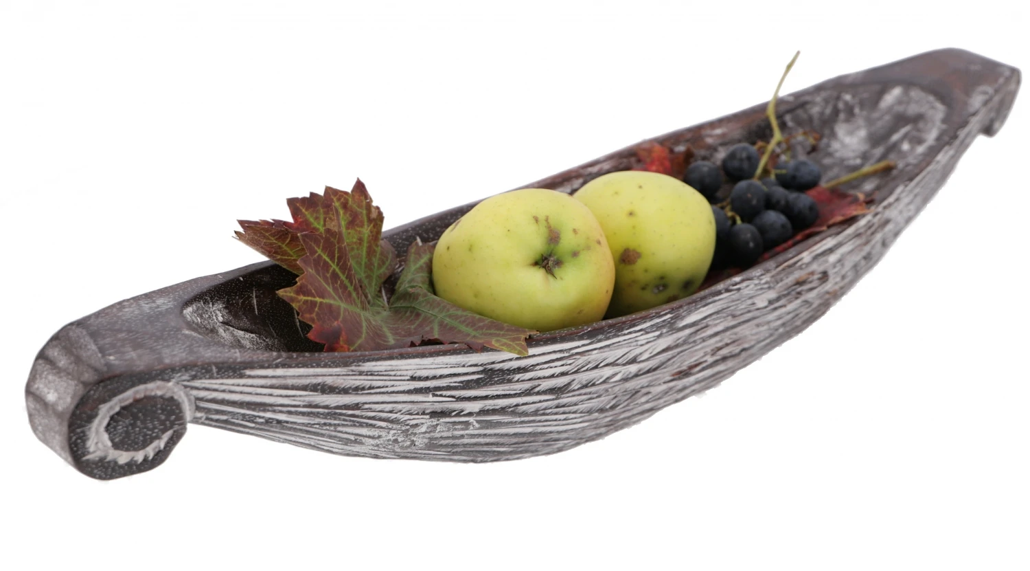 Beschnitzte Holzschale, Obstschale, Dekoschale In Bootsform Aus Balsaholz - M1 - 12x60x13 Cm 1 Beschnitzte Holzschale, Obstschale, Dekoschale In Bootsform Aus Balsaholz - M1 - 12x60x13 Cm