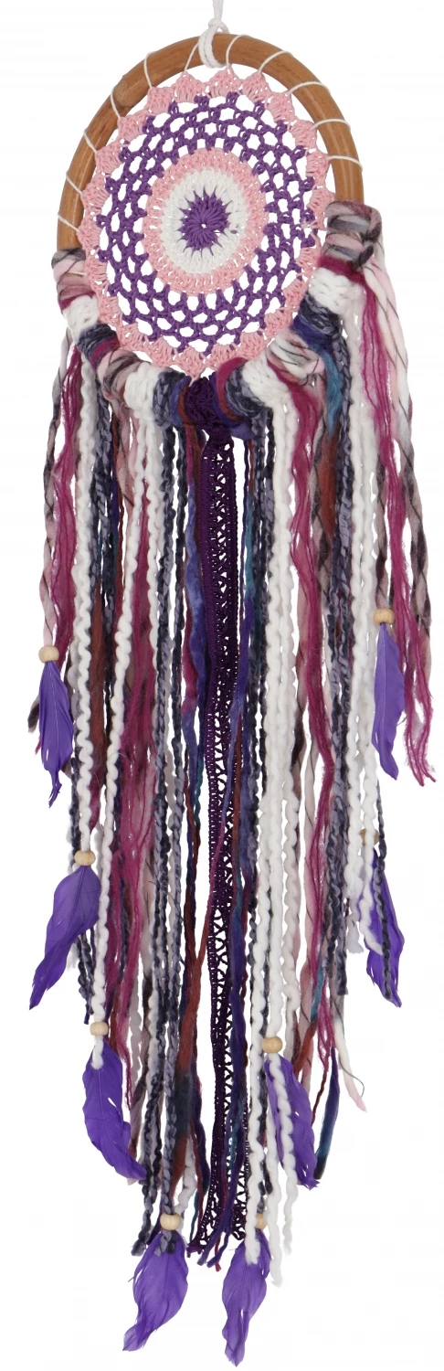 Traumfänger - Violett/bunt 16 Cm 2 Traumfänger - Violett/bunt 16 Cm – Bild 2