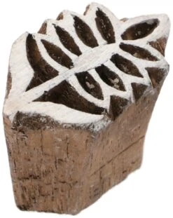 Indischer Textilstempel, Holz Stoffdruckstempel, Blaudruck Stempel, Druck Modell - 3*1,5 Cm Blume 1