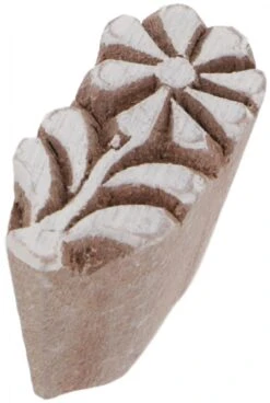 Indischer Textilstempel, Holz Stoffdruckstempel, Blaudruck Stempel, Druck Modell - 3*1,5 Cm Blume 3