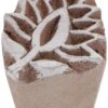 Indischer Textilstempel, Holz Stoffdruckstempel, Blaudruck Stempel, Druck Modell - 2,5*2 Cm Blume 6