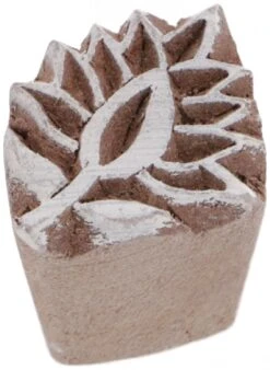 Indischer Textilstempel, Holz Stoffdruckstempel, Blaudruck Stempel, Druck Modell - 2,5*2 Cm Blume 6