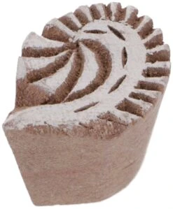 Indischer Textilstempel, Holz Stoffdruckstempel, Blaudruck Stempel, Druck Modell - 2,5*2 Cm Paisley 3