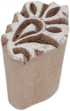 Indischer Textilstempel, Holz Stoffdruckstempel, Blaudruck Stempel, Druck Modell - 2,5*2 Cm Paisley 1