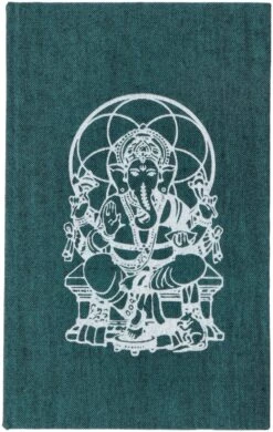 Notizbuch, Tagebuch - Ganesh Petrol - 17x11x1 Cm -Deko Haus Store f 28 104nepal taschen 95